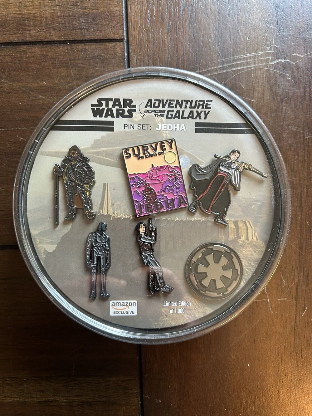 Star Wars Adventure Across the Galaxy Jedha 6 Pin Set Rogue One Amazon Exclusive